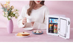 Mini Refrigerator Cosmetics Dormitory Cooler 4L Multifunction Fridge Picnic Camping for Home Car Small Portable Fridge Mirror