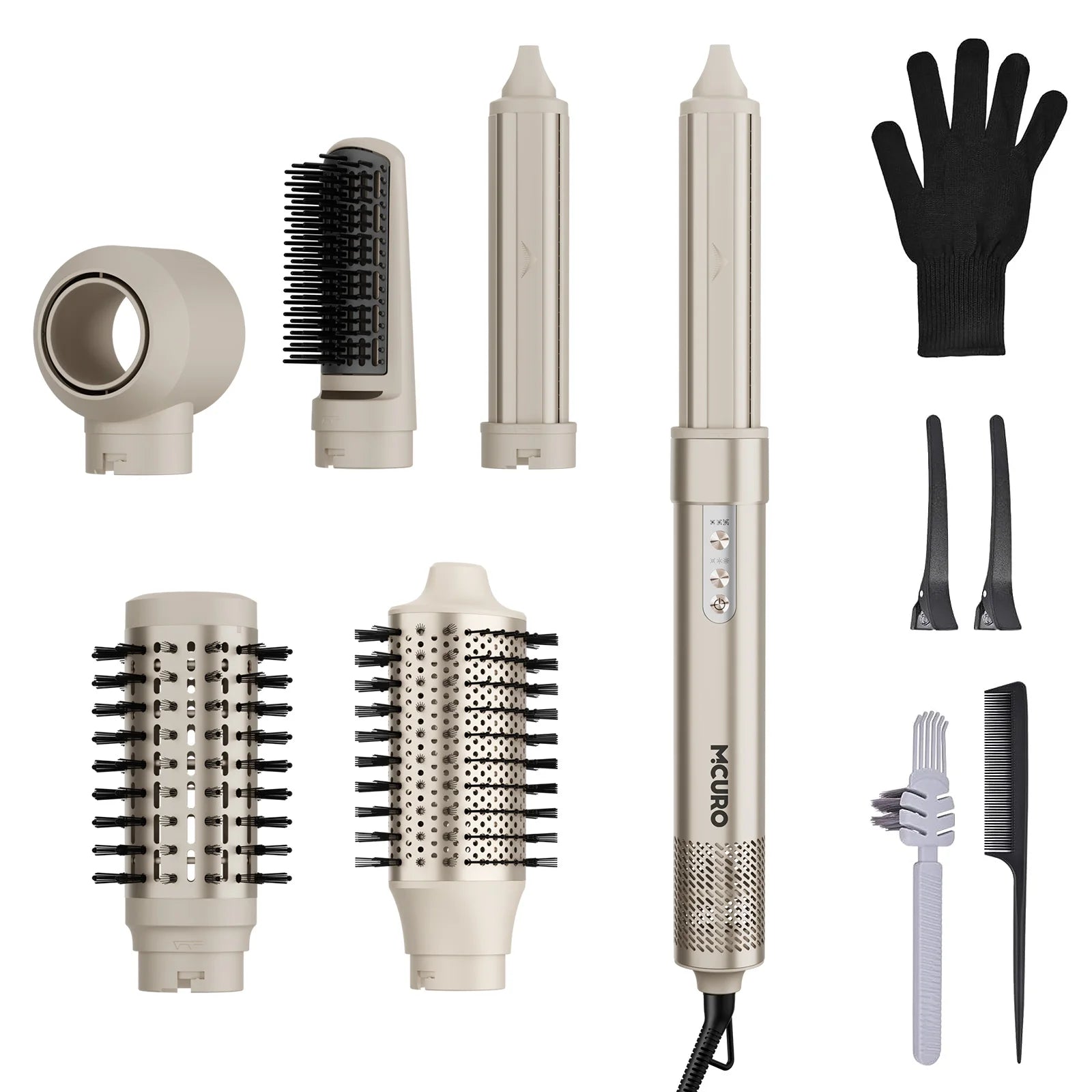 6-in-1 Multi-Hair Styler, Hot Air Brush, 110000 RPM Quick Dry & Styler With Negative Ion, Hair Dryer With 3 Temperature, Ürün ana görseli