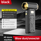250000RPM Violent Turbo Jet Fan 53m/s High Speed Brushless Electric Air Blower Portable Dust Remover Type-C Rechargeable Mini Dust Cleaner for Computer Car Gap Cleaning