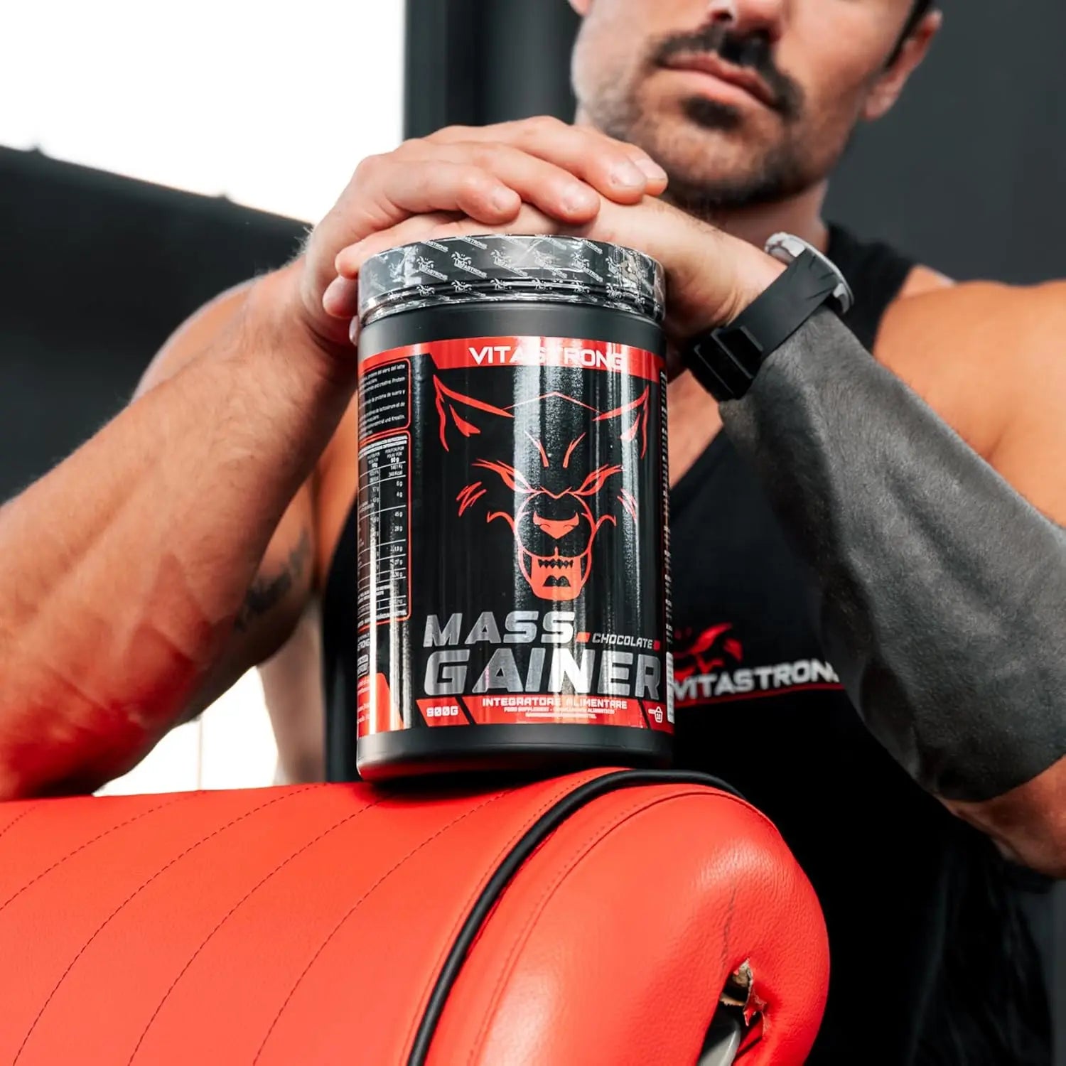 Mass Gainer Vitastrag, 30% High Caloric Protein Powder, Maltodextrins, Cluster Dextrin, 3G Creatine Monohydrated Powder, Gainer Muscle Mass Men & Women High Quality, Weight Gainer