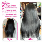 Clip In Hair Extensions Human Hair Brazilian Thick Straight Clip In Natural Color Clip Ins Remy Hair 22 24 26 28 Inch For Women 120g/PC