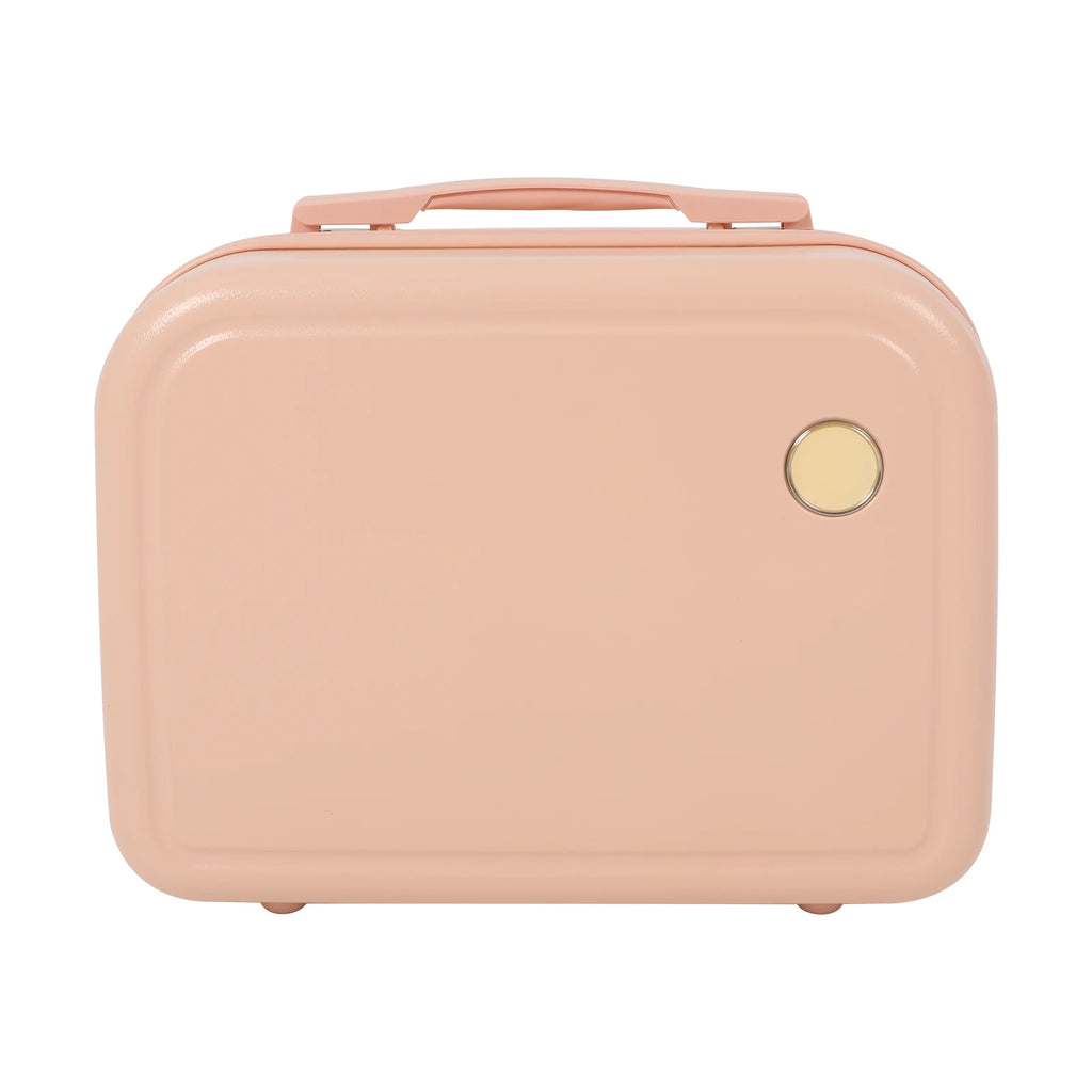 14 Inch & 24 Inch Combo Luggage, Small and Large Suitcases, Hard Shell Carry-on Luggage, Spinner Luggage with Cosmetic Carry On Bag, Lightweight Wear-resistant Luggage for Business and Holiday Travel, Pink