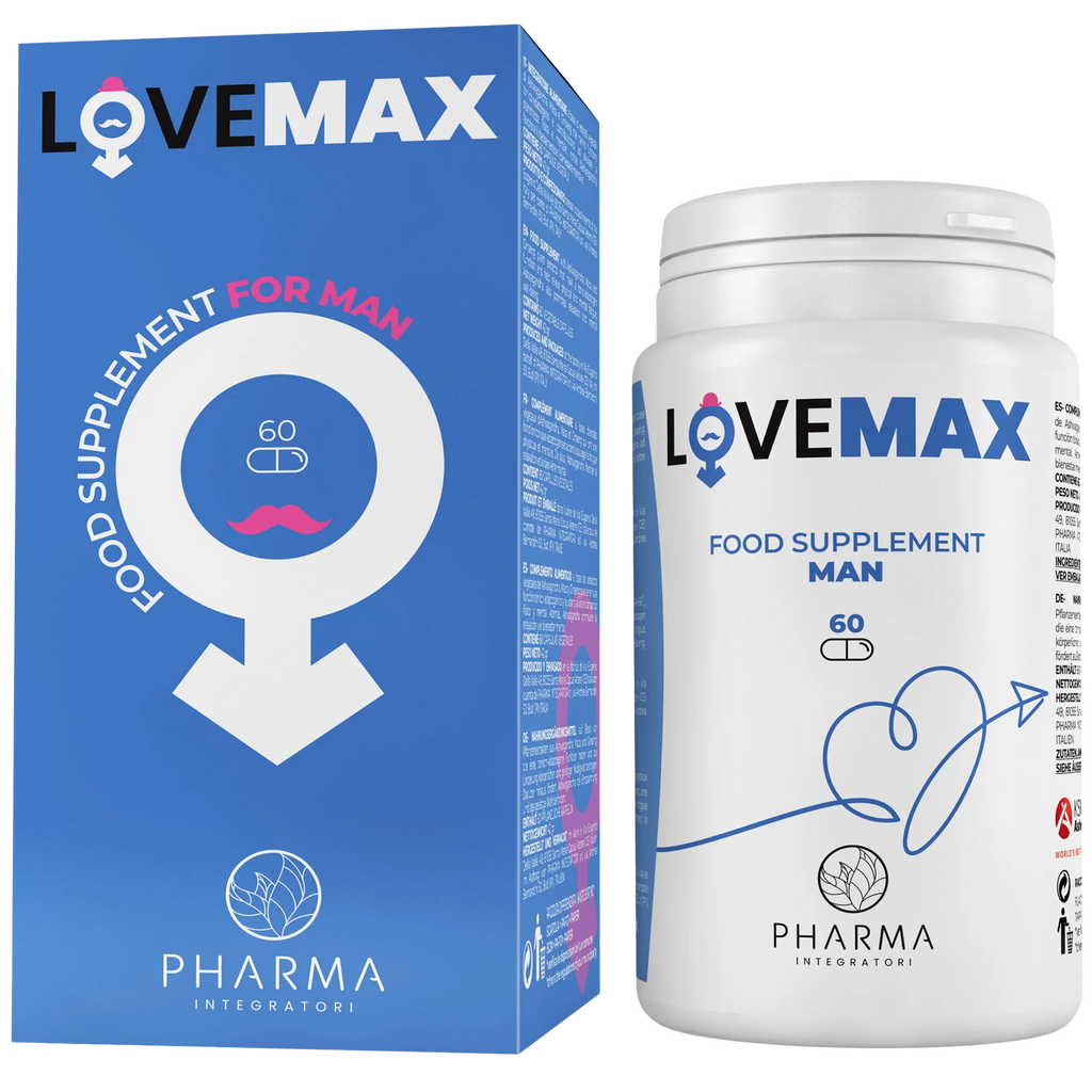 Supplement for man with maca, ashwagandha, zinc and ginseng