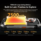 Blackview BL7000 AI 5G Rugged Phone Android 15, MTK 6300, 6.78" FHD+ 120Hz, 7500mAh/33W, Rugged Smartphone Dual SIM NFC/IP69K