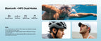 DOOGEE BoneBeat Swim Bone Conduction Headphones IP68 Waterproof Swimming Open Earphones Bluetooth 5.4 Wireless Headphone 7H Life