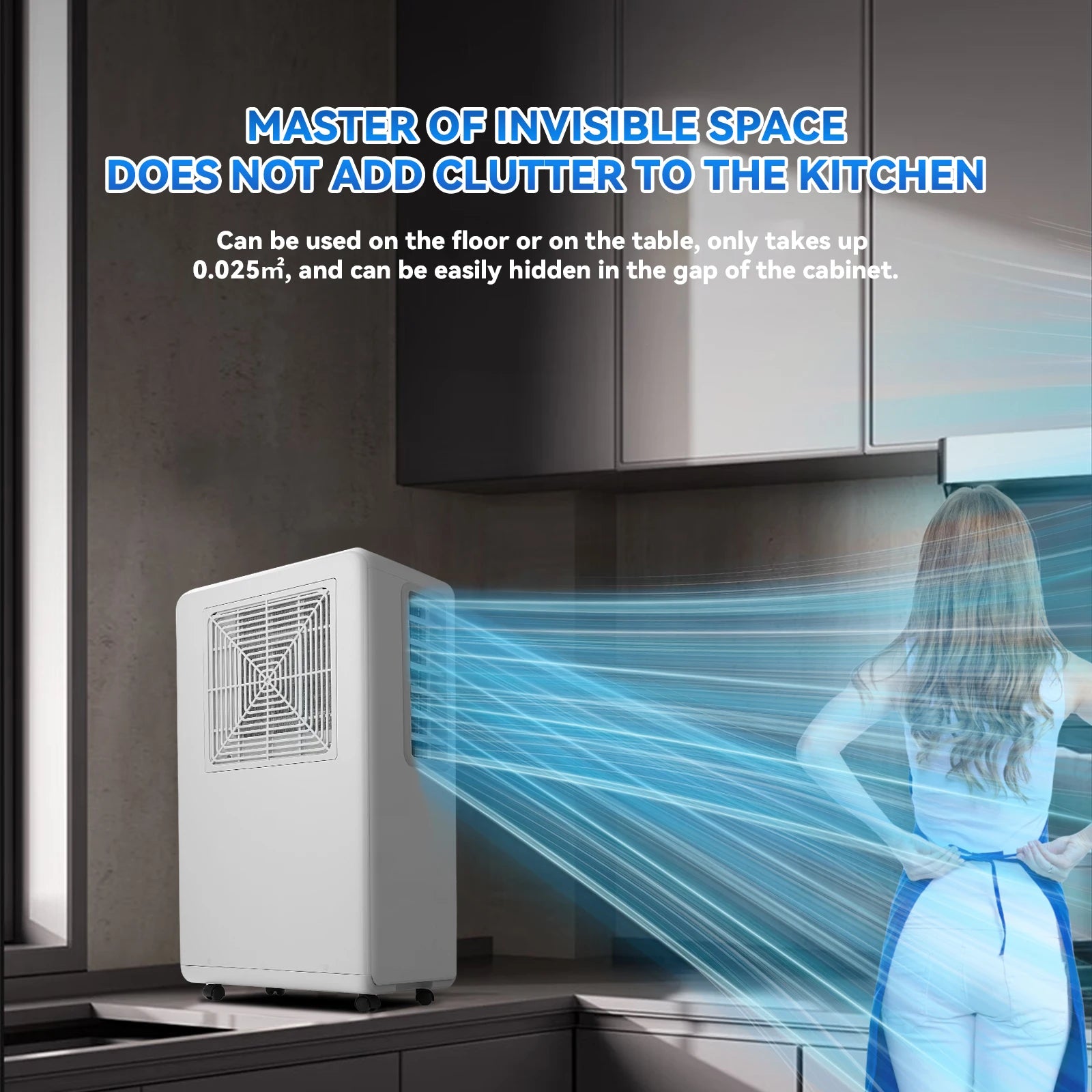 Portable Air Conditioner Mobile Air Cooler Dehumidifier With 24H Timer Remote Control EU Plug For Office Bedroom