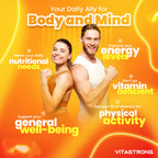 Vitastrong Complete Multivitamin Premium Quality, 13 Essential Vitamins High Dosage, Multivitamin for Men and Women Made in Italy, Pure and Certified Multivitamin Supplement, Multivitamin