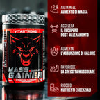 Mass Gainer Vitastrag, 30% High Caloric Protein Powder, Maltodextrins, Cluster Dextrin, 3G Creatine Monohydrated Powder, Gainer Muscle Mass Men & Women High Quality, Weight Gainer