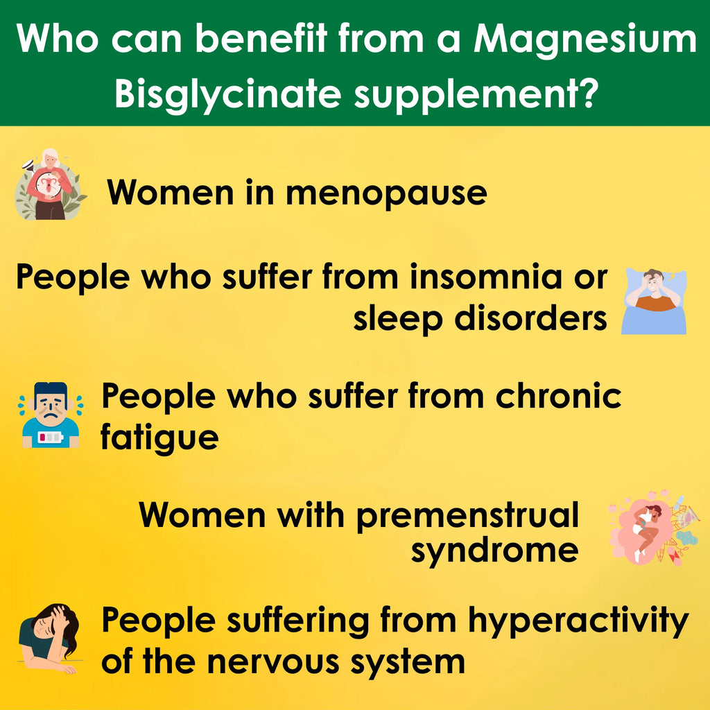 Magnesium Bisglycinate Capsules with Vitamin B6, Vitamin B1, Vitamin B5-Magnesium Pure Bisglycinate for Mental Tiredness-Magnesium Bisglycinate 250mg-Magnesium Bisglycinate