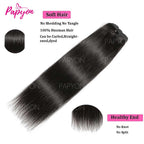 Clip In Hair Extensions Human Hair Brazilian Thick Straight Clip In Natural Color Clip Ins Remy Hair 22 24 26 28 Inch For Women 120g/PC