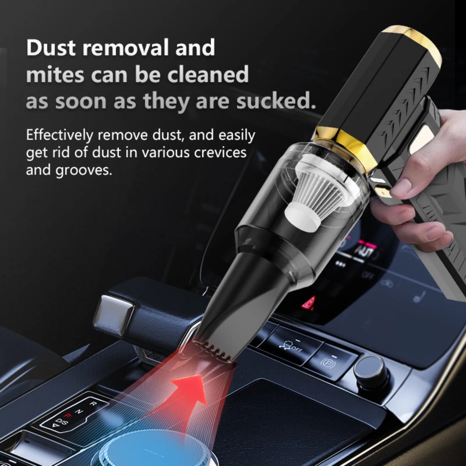 250000RPM Violent Turbo Jet Fan 53m/s High Speed Brushless Electric Air Blower Portable Dust Remover Type-C Rechargeable Mini Dust Cleaner for Computer Car Gap Cleaning
