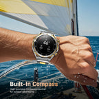 Blackview W90 Pro Smartwatch 1.43" AMOLED Display,Bluetooth Calling,Heart Rate Monitor, 900mAh/ 20Days Standby,Men's Smartwatch