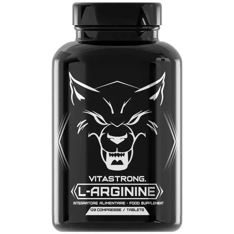 Arginine 4500mg + Vitamin B6 Vitastrong, 120 Tablets L-Arginine HCL High Dosage Kyowa Quality, L Arginine Pure Powder with Vit B6, Pre Workout Supplement Post Workout Gluten-No GMOs Ürün ana görseli