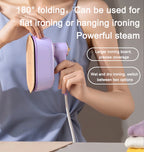 Handheld Vertical Garment Steamer Mini Travel Clothes Ironing Machine Fast-Heat Travelling Fabric Steam Iron Wet Cleaning Brush