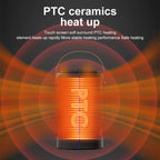 Smart Remote Portable PTC Ceramic Electric Heater Fast Heating Low Noise Touchscreen Hot and Cold Fan For Home Bedroom Office