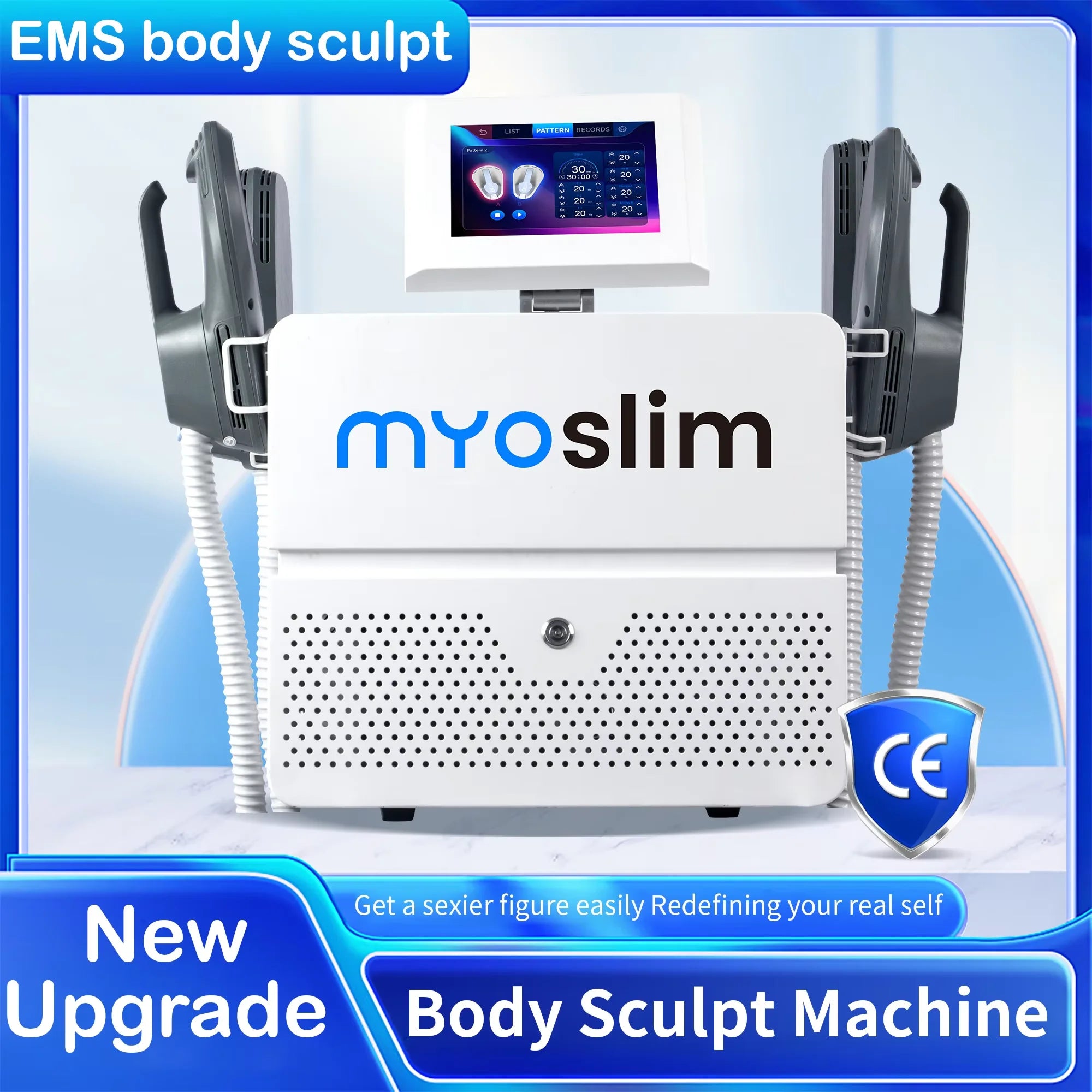 Newest Myoslim Neo RF EMS Body Sculpting Butt Lift EMS Machine 6500W HI-EMT Muscle Stimulator Body Shaping Massage Equipment Secondary image