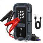 POPDEER PD-J06 4000A Jump Starter, 12V Car Battery Booster with LCD Display Dual USB for 10.0L Gas/8.0L Diesel Truck RV Boat