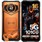 Global Version DOOGEE S200 5G Rugged Phone 6.72" 120Hz Display 12GB 256GB 100MP AI Main Camera 10100mAh Battery NFC Smartphone