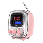 Divoom T-tiivoo-2 Mini Retro White Noise Bluetooth Speaker Portable Vintage Sleep Aid Bluetooth Speaker high quality Subwoofer