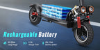 SUNNIGOO 800W Electric Scooter for Adults - 25km/h High Speed 45-55km Long Range 10" Off-Road Tires Folding Commuter E-Scooter