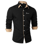 Men's Shirt Dress Shirt Casual Shirt Button Up Shirt Prom Shirt Plain Formal Long Sleeve Lapel All Seasons Men's Clothing