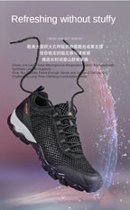 HUMTTO Men Hiking Shoes Breathable Outdoor Sports Climbing Shoes hunting shoes women Trekking Sneakers ankle boots tennis shoes