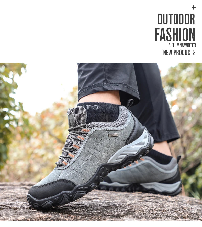 HUMTTO Men Hiking Shoes Breathable Outdoor Sports Climbing Shoes hunting shoes women Trekking Sneakers ankle boots tennis shoes