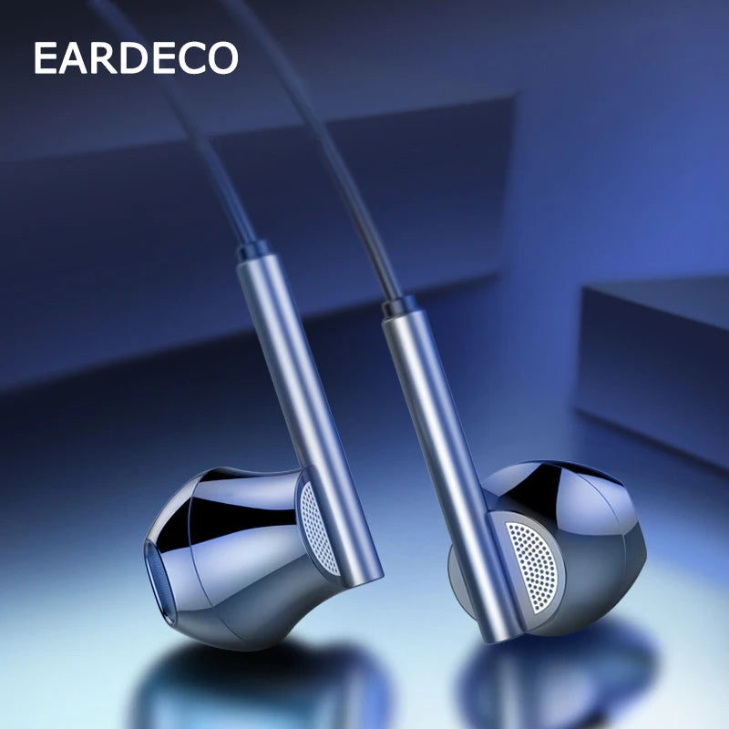 EARDECO 8 Cores Wired Headphones Earphones Bass In-ear Headphone with Mic Earphone Earbuds Mobile Phone Headset Dynamic Stereo Ürün ana görseli