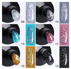 LILYCUTE 15ml Extension Gel Nail Polish Set Quick Nail Prolong With Extend Mold Nail Tips Acrylic Solution Manicure Tools Kit