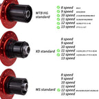 ZTTO MTB 6 Pawls Disc Brake 148 Hub Boost 32 Holes P3 VS DT 370 xm490 12x148 15x110 32h Maza 141x10 QR Thru Axle Sealed Bearing