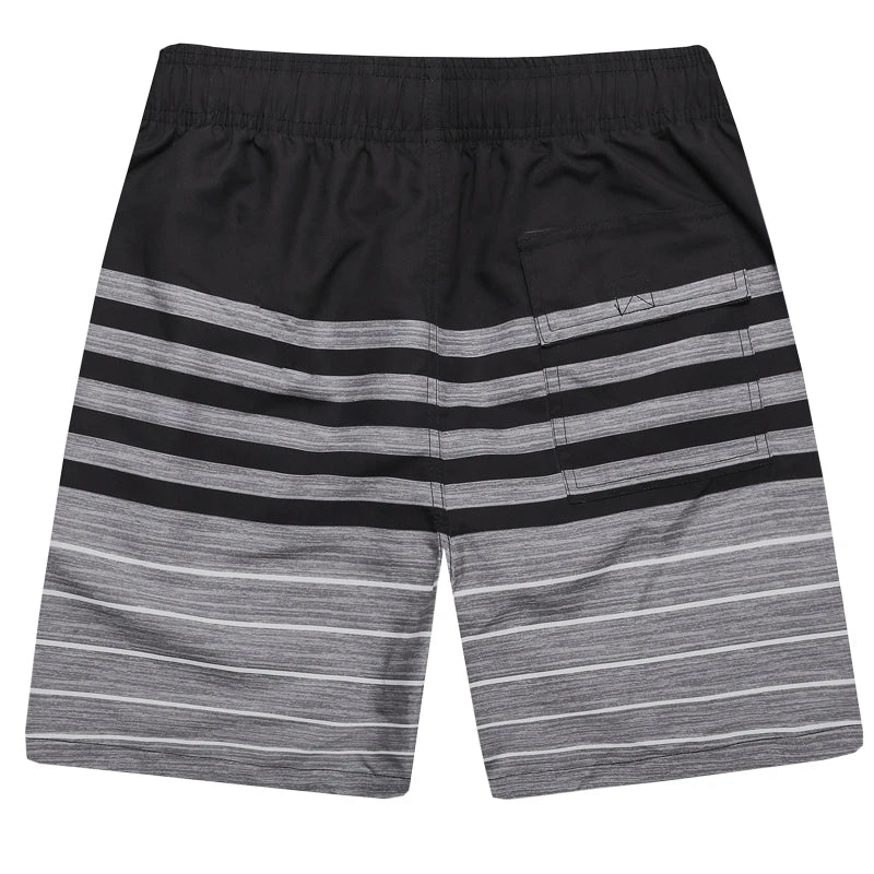 DATIFER Summer New Fashion Polyester Men Shorts Beach Quick Dry Printing Swimsuit Plus Size Mesh Liner Surfing Gym Shorts Men