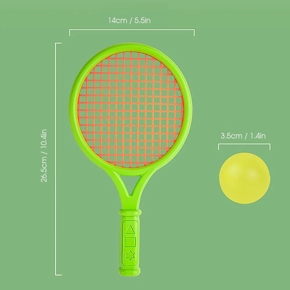 Kids Tennis Racquet Set Children Funny Tennis with Balls for Home Garden Beach Outdoor School Training Sport 2020 New Secondary image