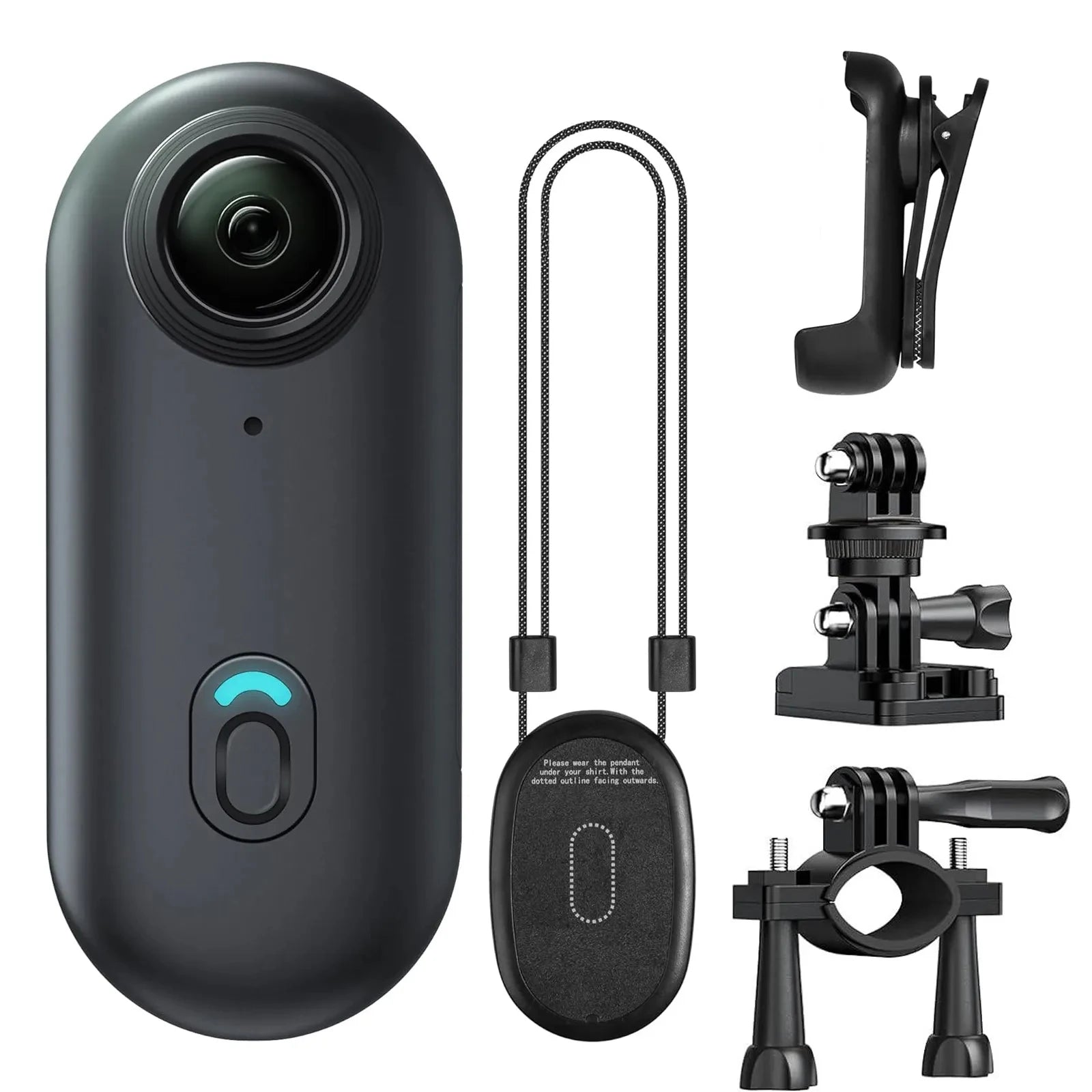 2026 Digital Video Recorder Mini Body Camera Small Thumb Camera 4K Action Camera with Wifi Ürün ana görseli