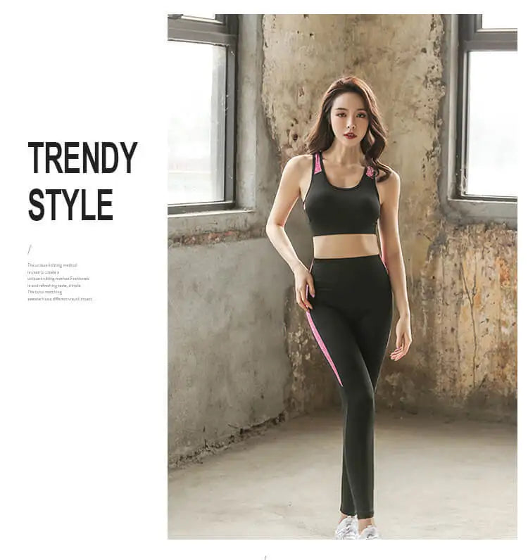 Quick dry women sportswear yoga set fitness gym yoga clothing suit sets coat+bra+t shirt+leggings 2019 workout running training