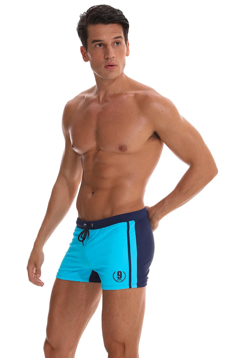 ESCATCH Mens Swimwear Maillot De Bain Boy Swim Suits Boxer Shorts Swim Trunks Men Swimsuit Surf Banadores