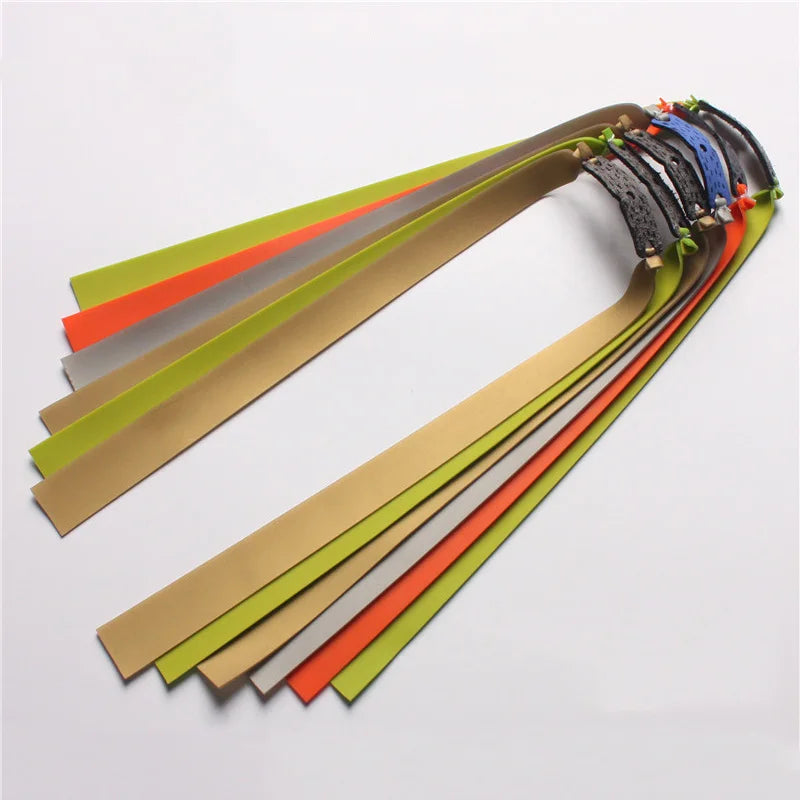 6pcs Slingshot Hunting Powerful Flat Rubber Band 0.45-1.4 mm High Elasticity Outdoor Catapult Shooting Accessories Ürün ana görseli