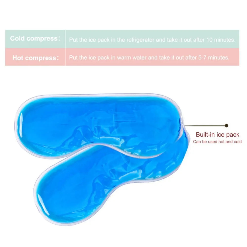 1Pc Eye Mask Dedicated Ice Pack Eye Shade Cooler Bag Sleeping Mask Cover Patch Cold Soothing Gel Health