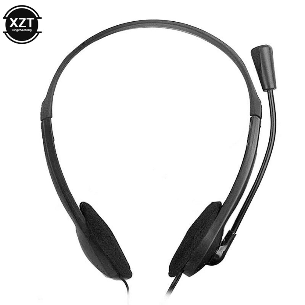 3.5mm Wired Stereo Headset Noise Cancelling Earphone With Microphone Gaming Headphone for Computer Laptop Desktop Main image