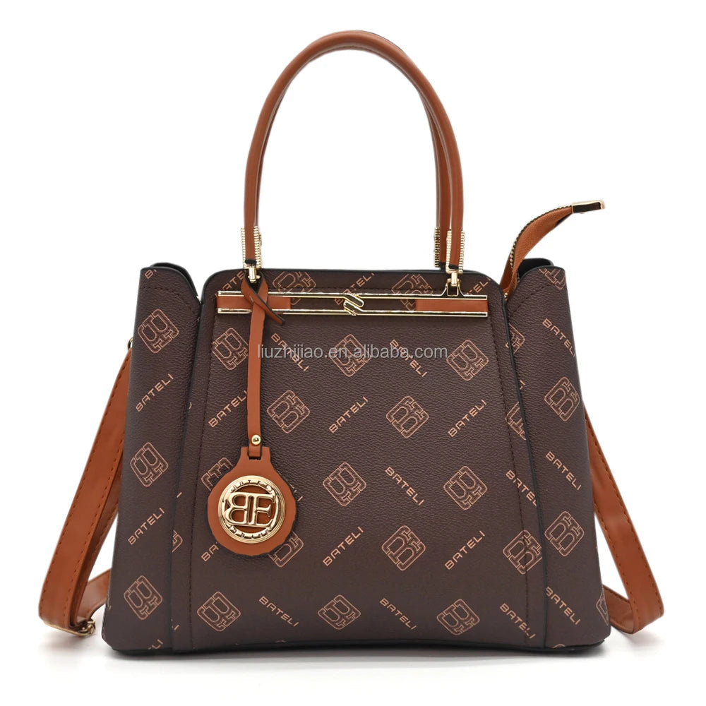 New Fashionable Low Price Womens Handbag Large Capacity Texture Versatile Single Shoulder Crossbody Bag Practical Mom Bag Ürün ana görseli