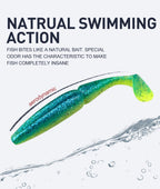 ESFISHING Fishing Lure Easy Shiner 100mm125mm155mm 200mm pesca isca artificial Silicone Bait Leurre Souple pike bass