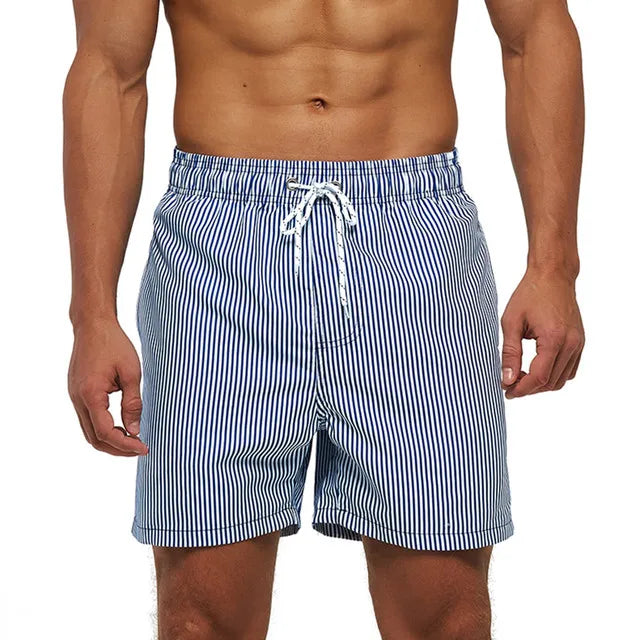 DATIFER Men's Sports Short Beachwear New Style Polyester Printing Fitness Beach Pants Surfing Swimming Trunks Bathing Swimwear