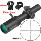 1-5x24 Scopes Compact Scope Hunting Scopes Tactical Sight Wide Angle Sight