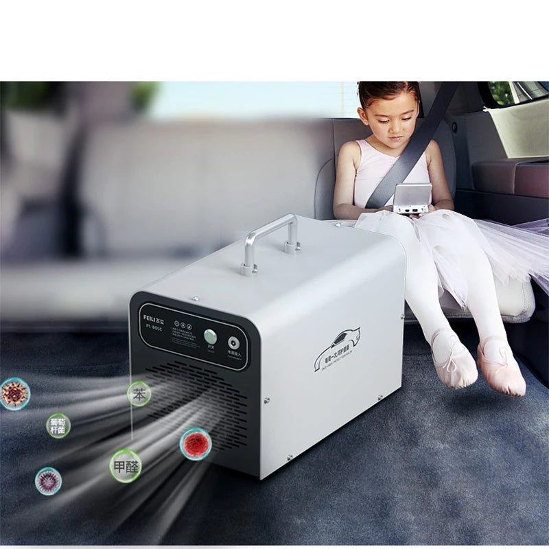 Automobile ozone sterilization machine, vehicle intelligent removal of formaldehyde, smoke odor, disinfection and sterilization