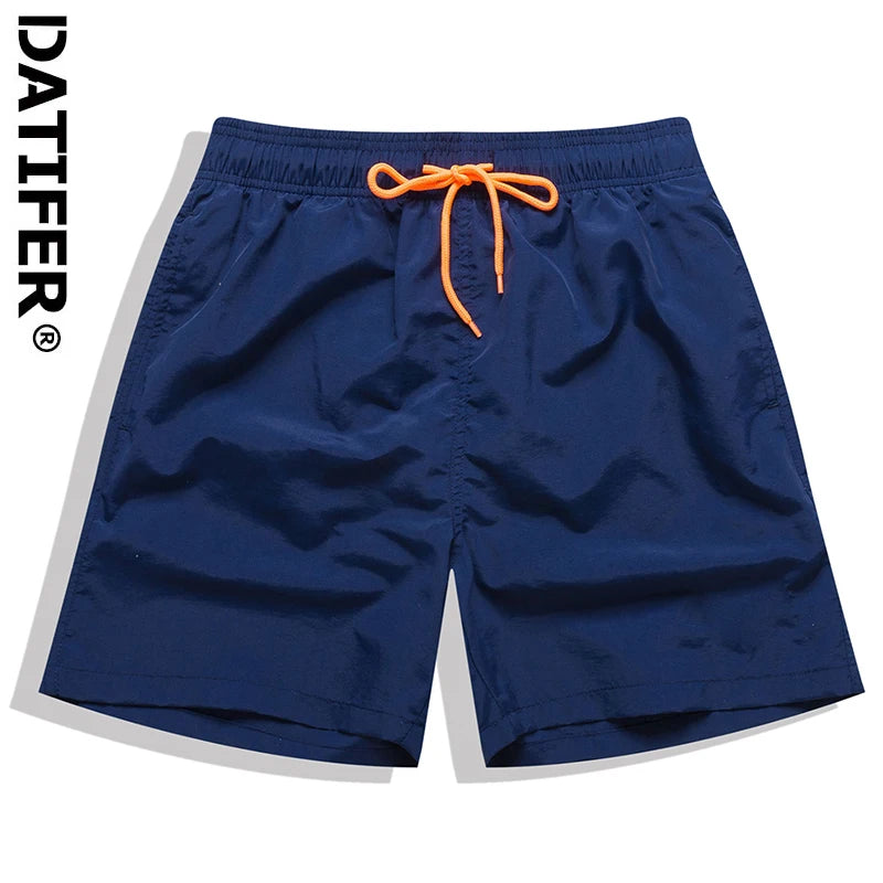 DATIFER Men's Beach Short Surfing Maillot De Bain Sport Man Board Shorts Bermuda Swimwear Ürün ana görseli