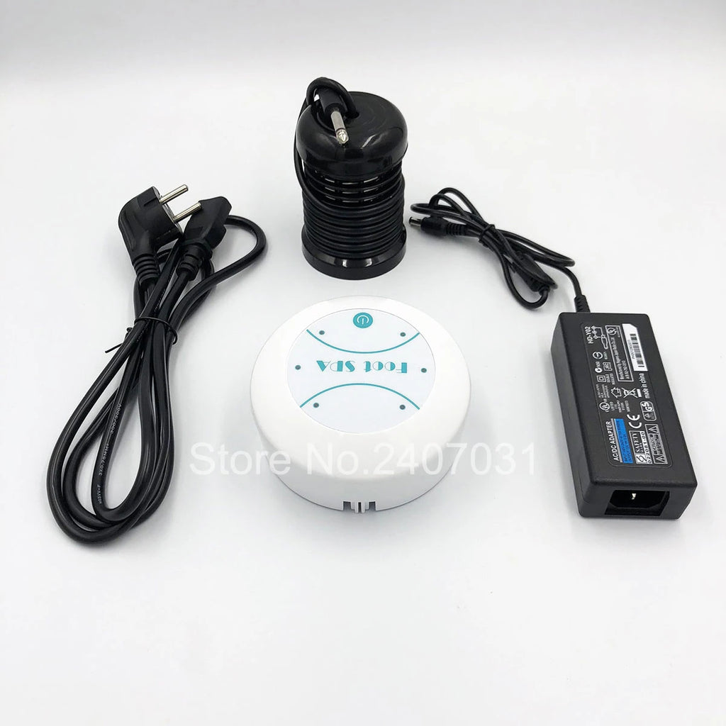 Detox Ion Electric Foot Spa Bath Massager Machine Foot Bath Cleaning Footspa Vibrating Whirlpool Care Arrays Aqua Health Therapy
