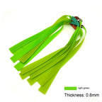 6pcs Slingshot Hunting Powerful Flat Rubber Band 0.45-1.4 mm High Elasticity Outdoor Catapult Shooting Accessories