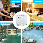 150W UV Ozone Heated Towel Sterilizer Cabinet  5L Fast Warm-Up for Spa Nail Salon 3-in-1 Disinfection with Heat & UV & Ozone