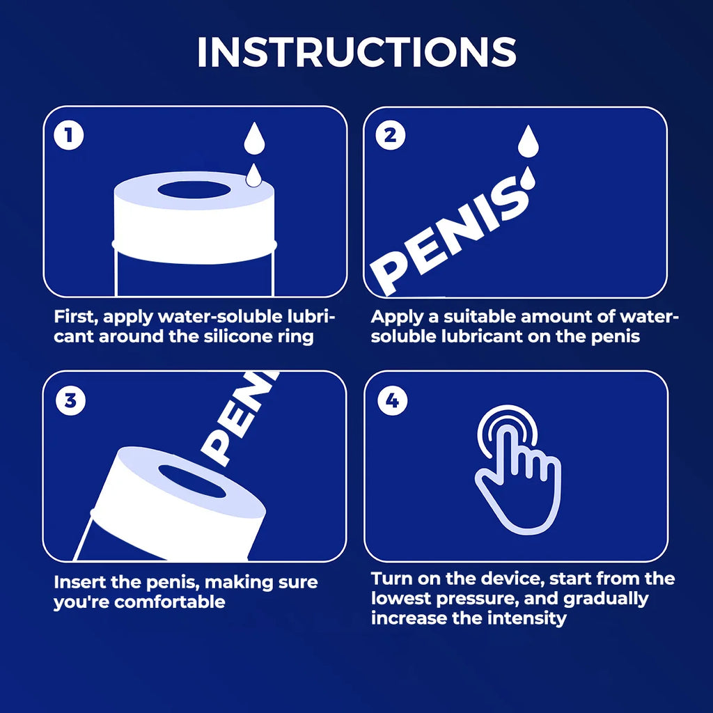Automatic Penis Pump Suction Vacuum Male Masturbation Penis Extender Dick Erection Enhancement Trainer Adult Sex Toys