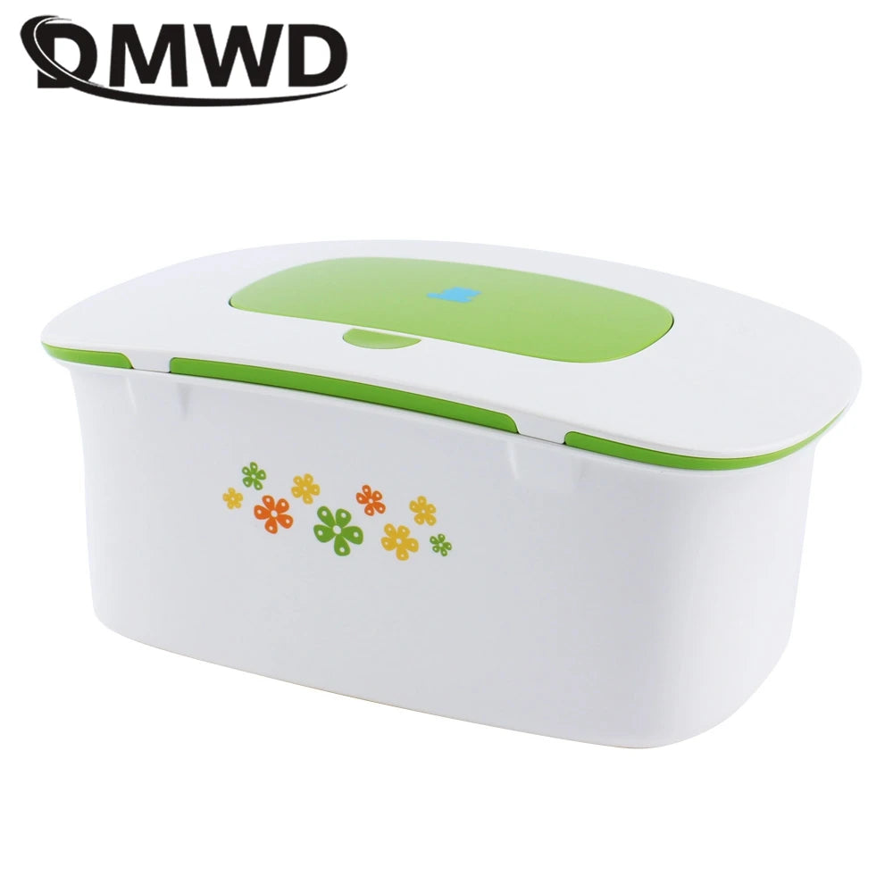 DMWD Home And Car Dual Use Wipes Heater Baby Wet Tissue Heating Box Facial Mask Heating Machine Towel Warmer 40℃ Constant Temp Ürün ana görseli