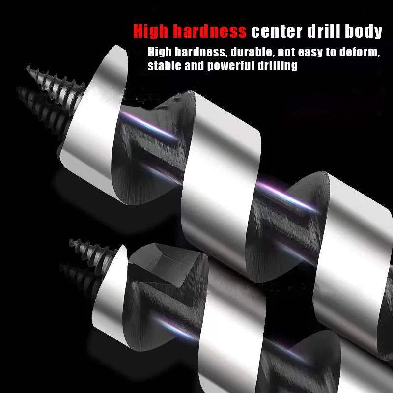 230mm Metal Steel Center Drill 6/8/10/12/14/16/18/20/22/25mm HSS Twist Drill Bit for Wood Door Lock Reaming Woodworking Tools